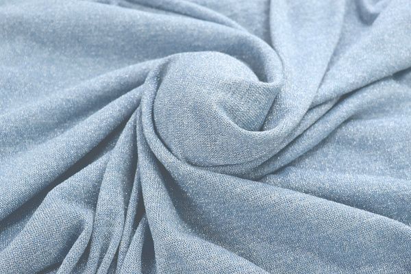 Трикотаж с люрексом/серо-голубой 2025/C#5 (9620)