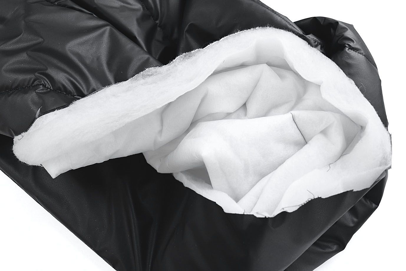 Ткань простеганная "Полоска" P51/черный 11015-26/8+холлофайбер 200+СПБ