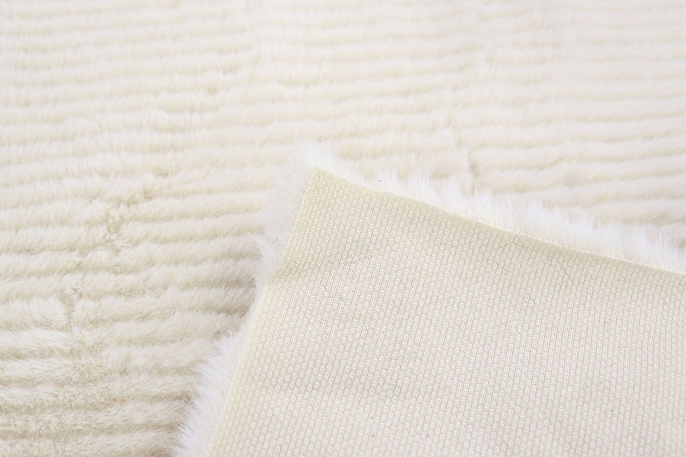 Искусственный мех "Норка" простриженный/молочный AP231228139/D#289-220214/C#4AG0015A