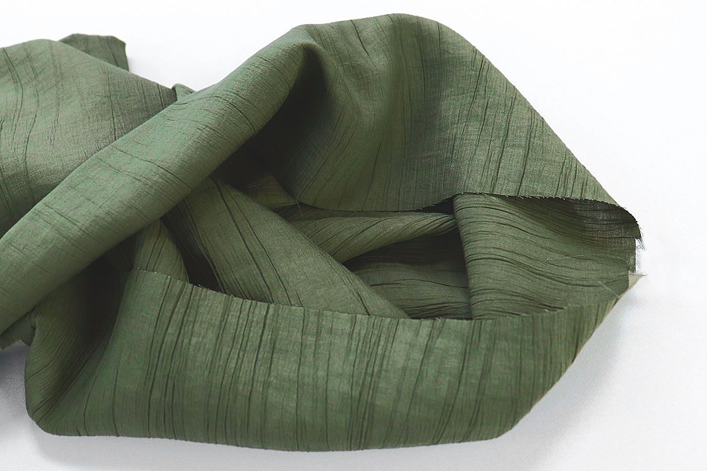 Блузочная ткань креш/болотный 3835-PY/C#9