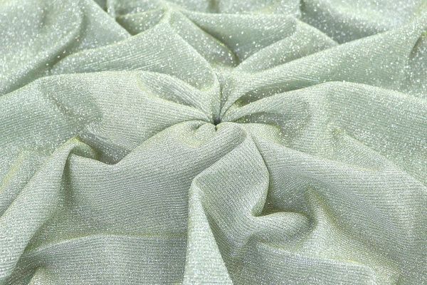 Трикотаж с люрексом на интерлоке/мятный 1327-PY/C#3