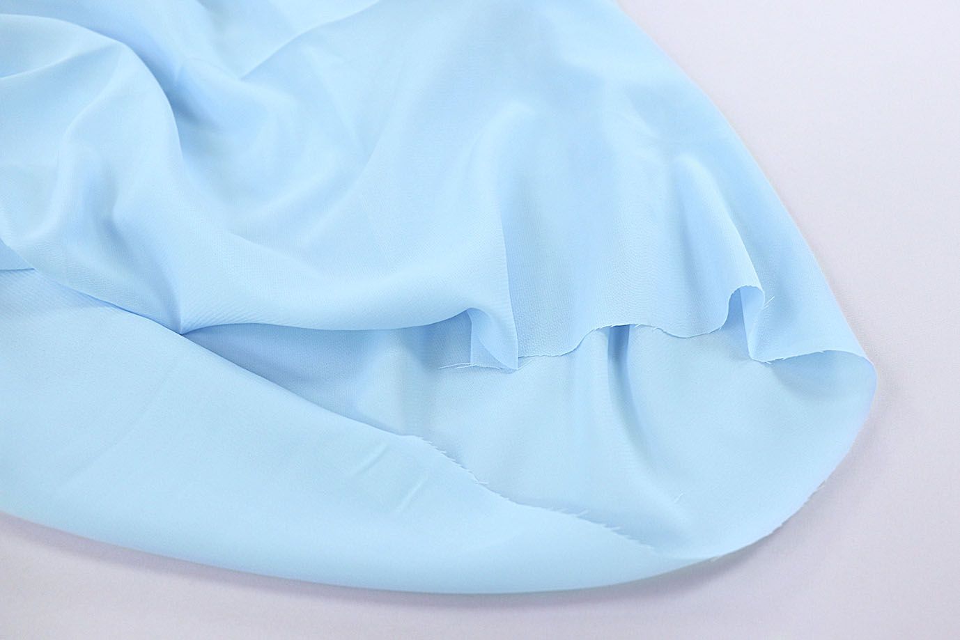 Шифон стрейч/голубой 746-PG/C#3