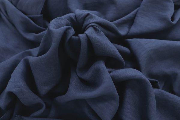 Сатин "CEY" креш/темно-синий SSR-846/C#10 (DT17148)