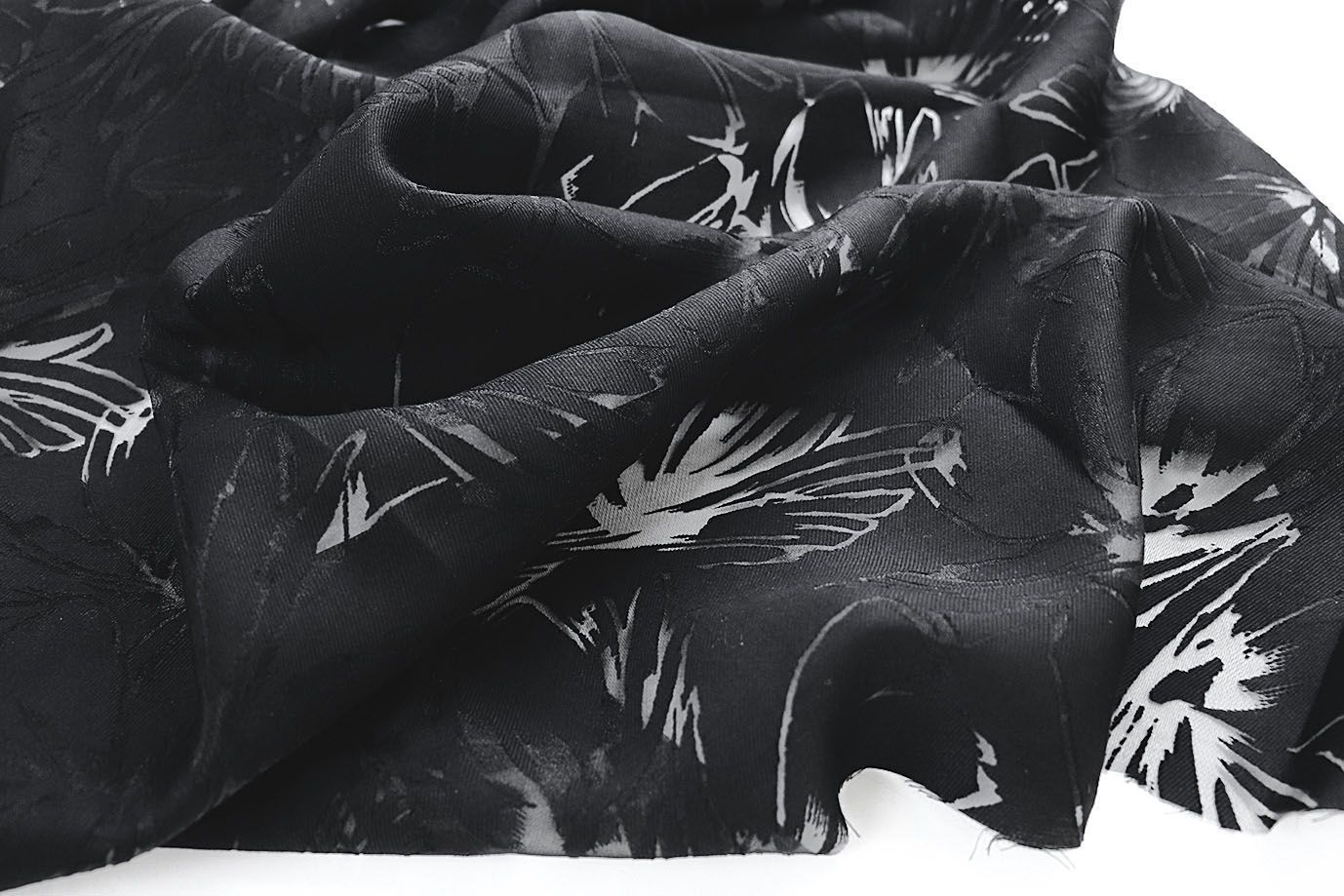 Органза жаккард/черный 4058-25-PY/C#2 (4059) Органза жаккард/черный 4058-25-PY/C#2 (4059)