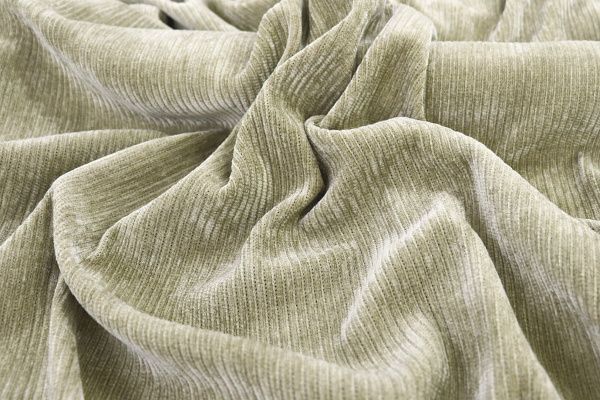 Трикотаж вельвет/болотный VT-11456/C#2