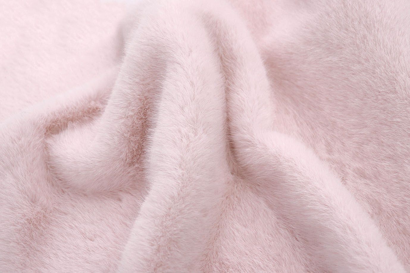 Искусственный мех "Норка"/бледно-розовый AP50323/D#289-230215/C#E477