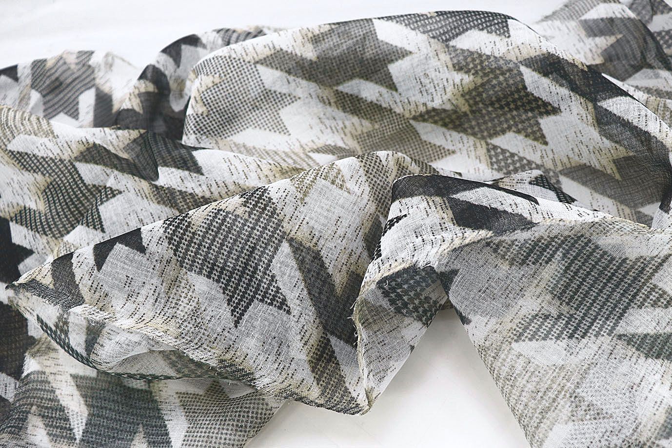 Тюль принт/серый WBC23/C#21A