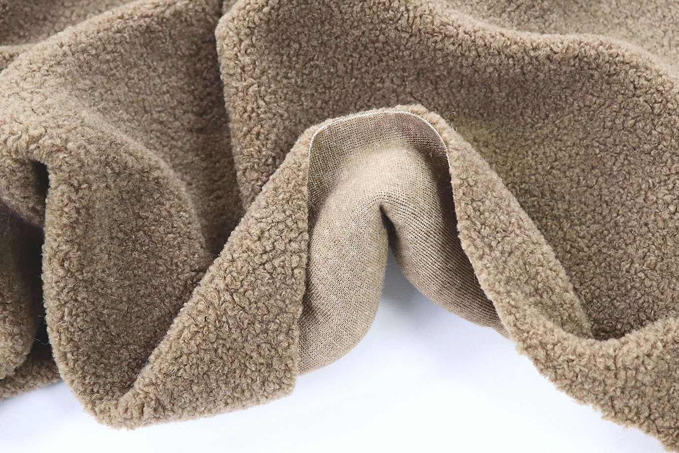 Искусственный мех "Барашек" мелкий/бежевый W3-18001/C#6