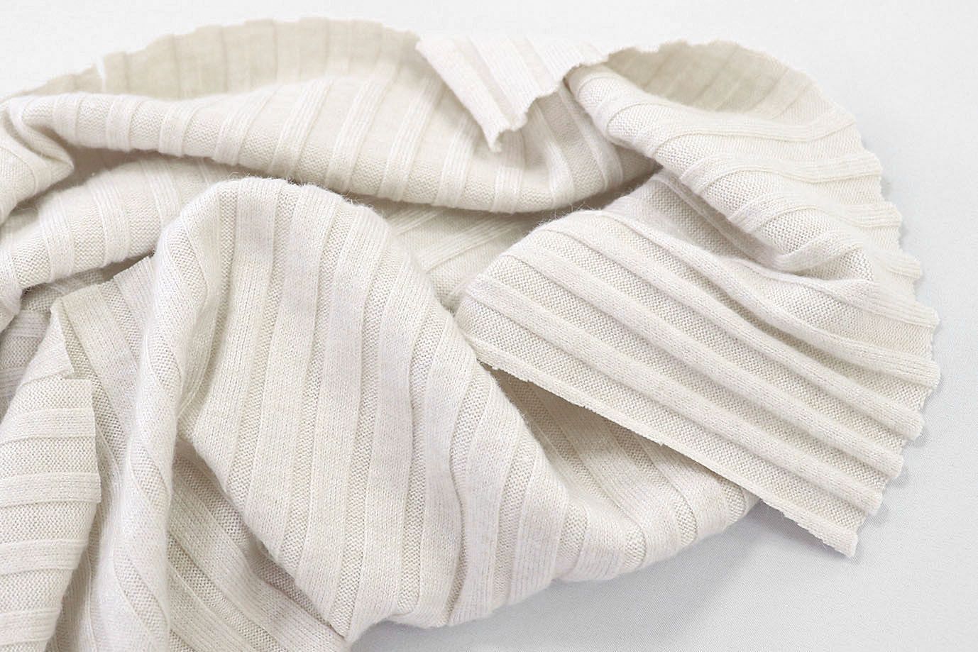 Трикотаж "Лапша"/слоновая кость 3237-PY/C#4 (EU4302) (10970)