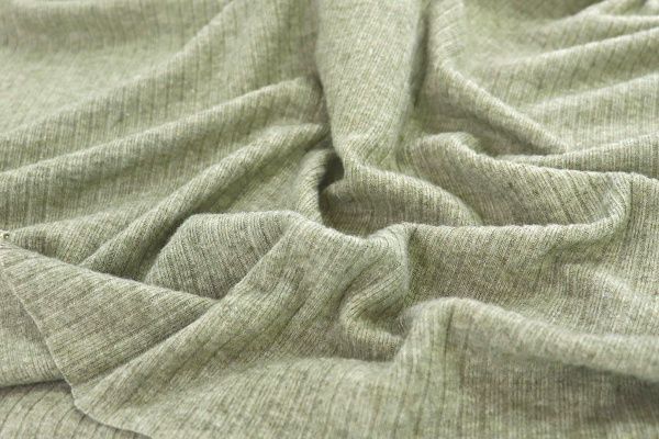 Трикотаж "Рибана"/хаки 3234-22-PY/C#5 (EU4299)