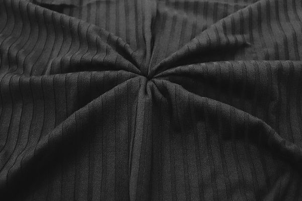 Трикотаж "Рибана"/черный 3509-PY/D#10*7RIB/C#Black