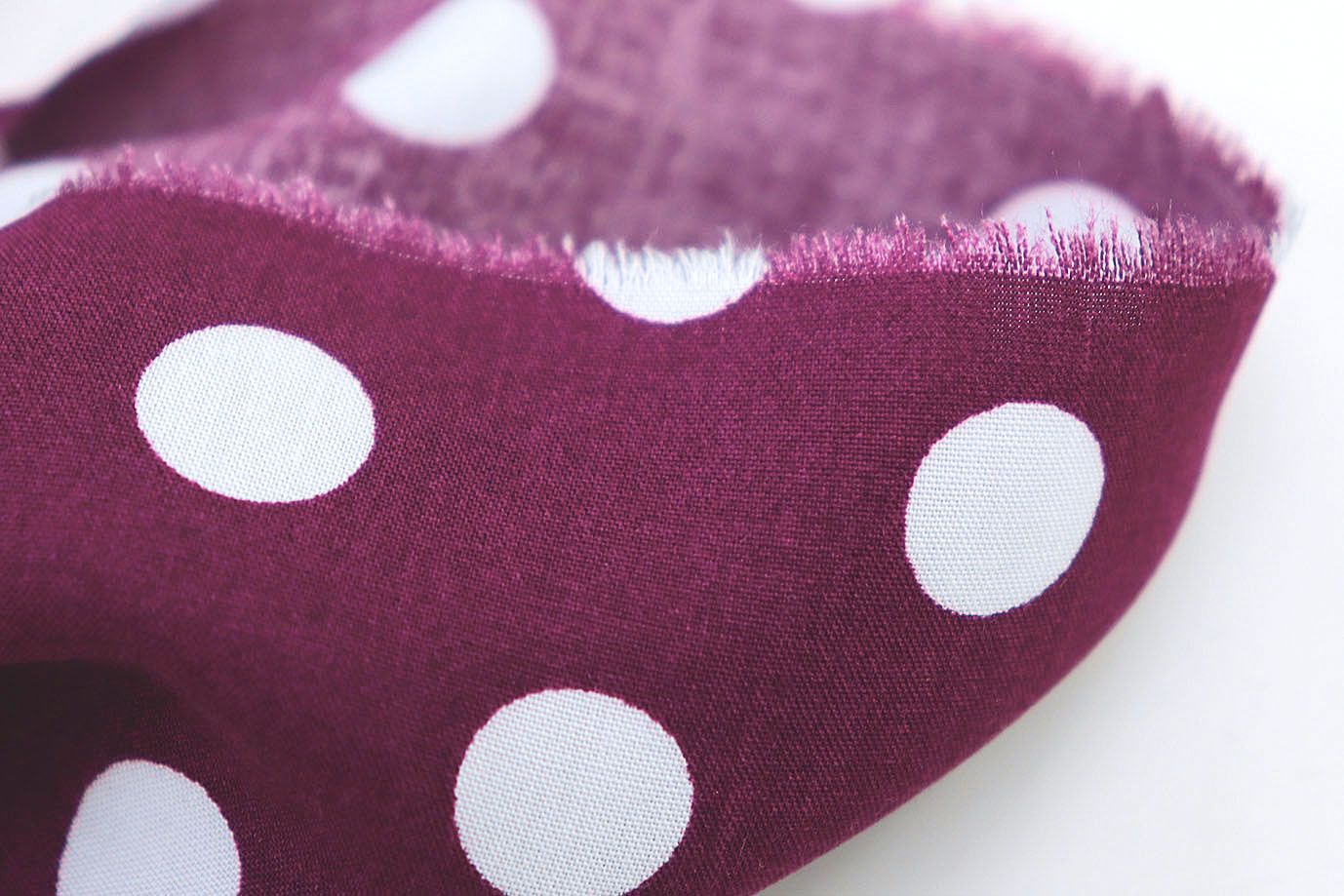 Штапель принт/горох белый на фиолетовом 3660-PY/D#10/C#1