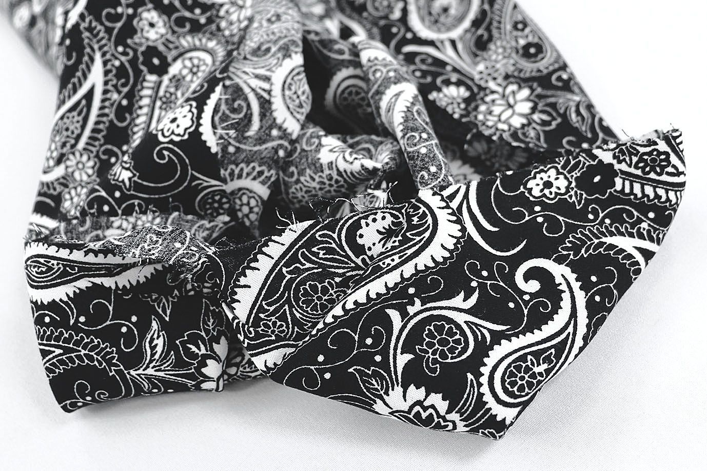 Штапель принт/узор белый на черном 1374-PY/D#27/C#6