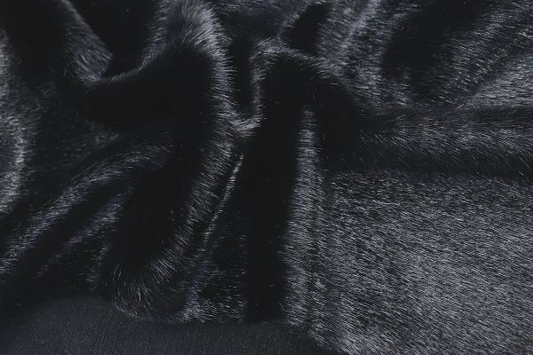 Искусственный мех "Норка"/черный 1806006