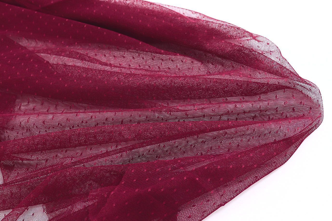 Сетка флок/бордовый 2293-PY/C#6