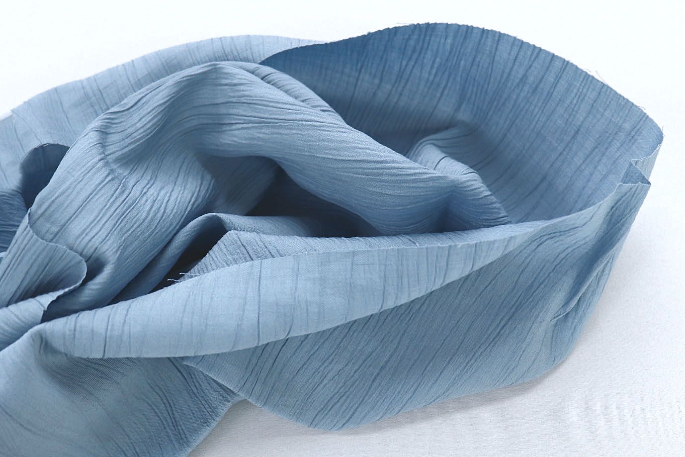 Блузочная ткань креш/голубой 3835-PY/C#2