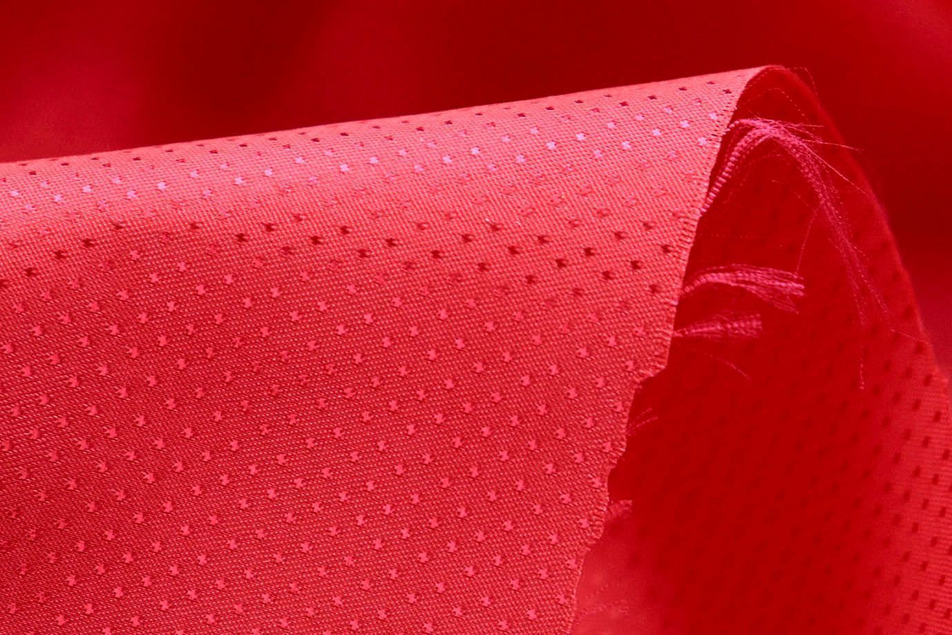 Подкладочная ткань жаккард/красный 1424-PY/C#5