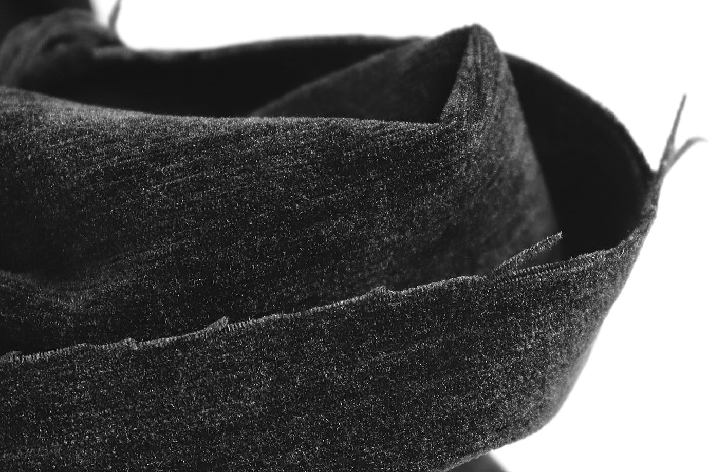 Трикотаж велюр меланж/черный 3989-PY/C#7