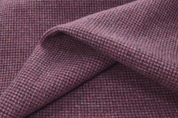 Пальтовая ткань "Вязанка"/малиновый 7095/C#3