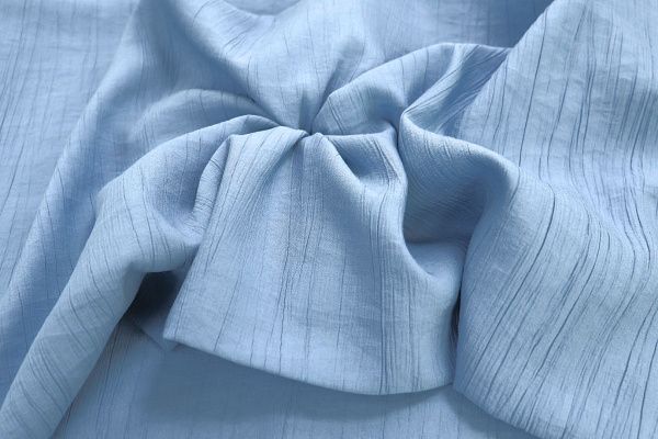 Блузочная ткань креш/голубой 3835-PY/C#2