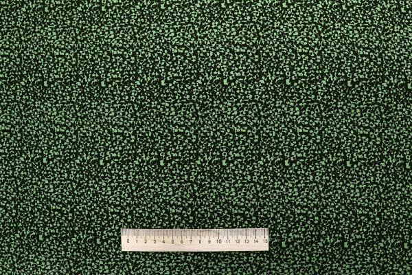 Штапель принт/цветы зеленые на черном 1443-PY/D#3/C#2