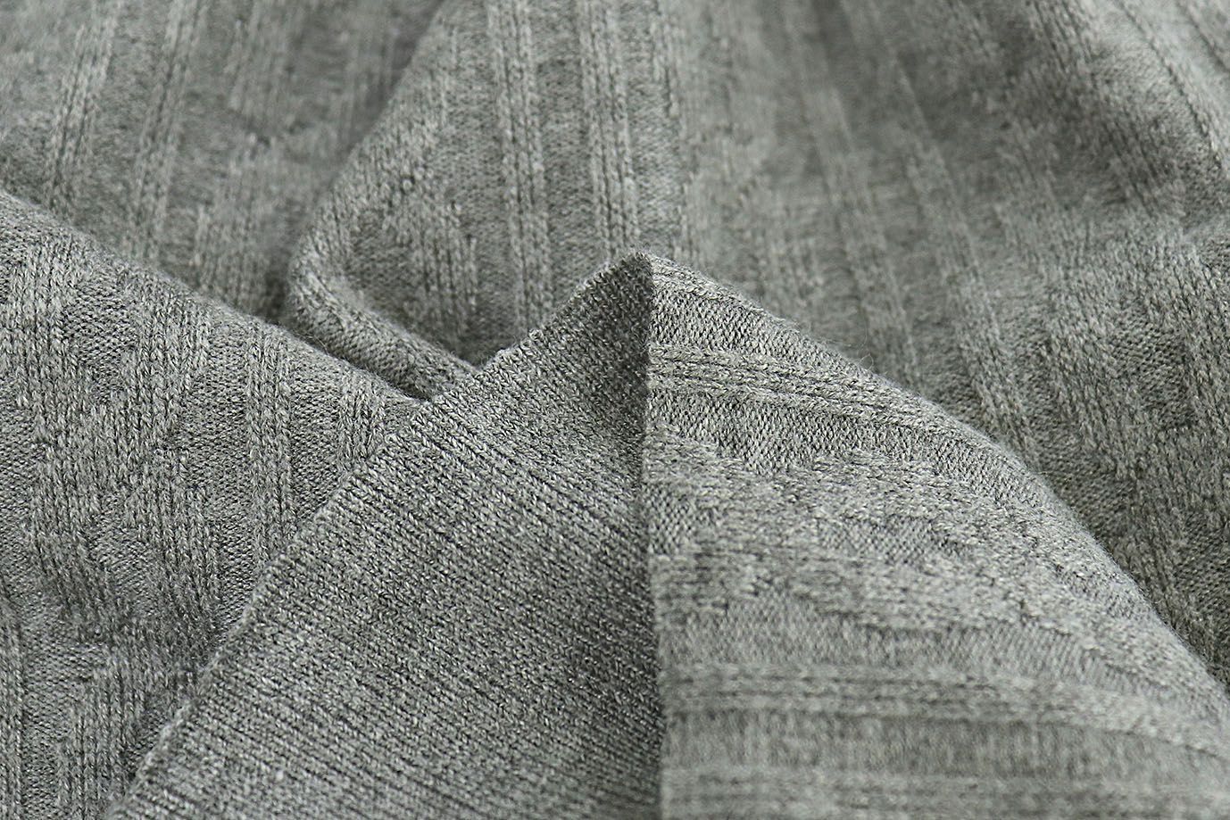 Трикотаж "Косичка"/серый 3519-PY/C#3