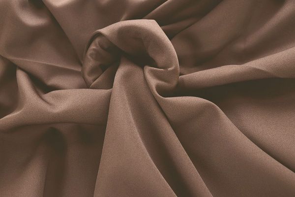 Костюмная ткань "Барби" стрейч/коричневый 4216-PY/C#4