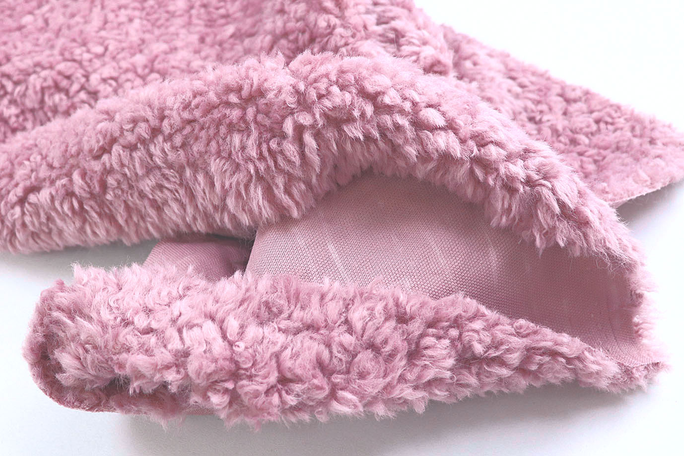Искусственный мех "Барашек"/розовый AP6032830/D#1003-2212-6L/C#Pink