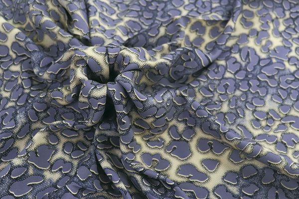 Штапель принт/молочно-фиолетовый 1378-PY/D#14/C#3