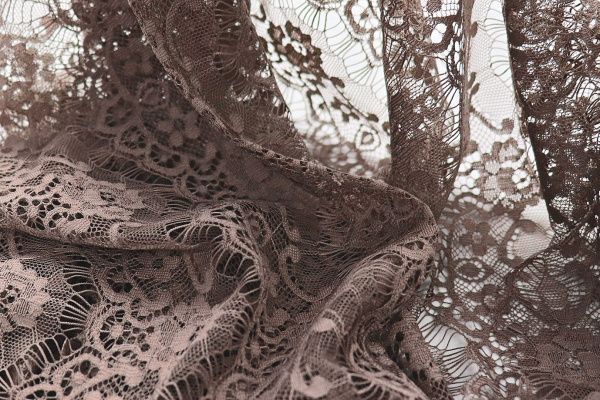 Гипюр "Реснички"/капучино 2856-PY/С#1