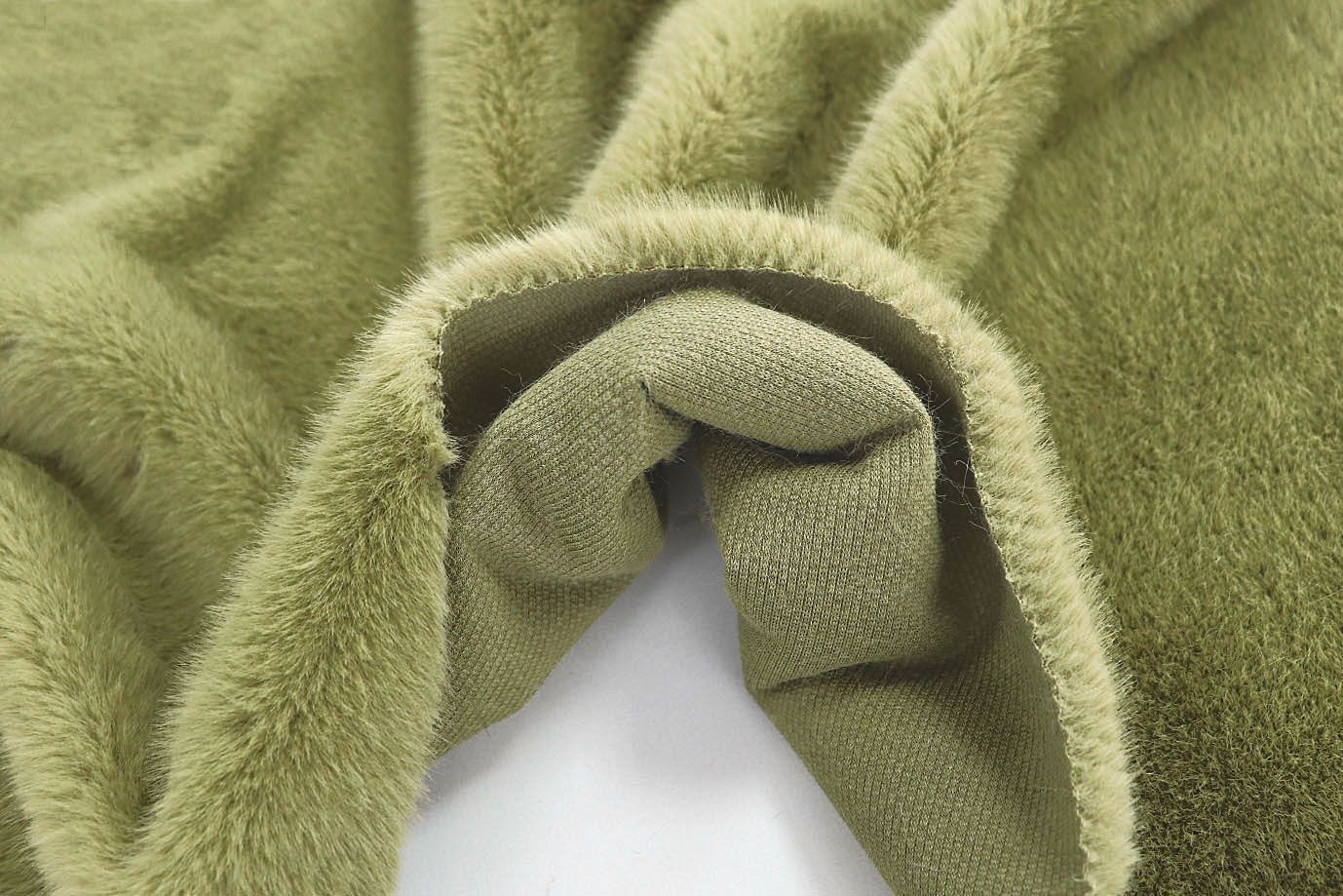 Искусственный мех "Норка"/болотный AP230418066/D#289-230215/C#13