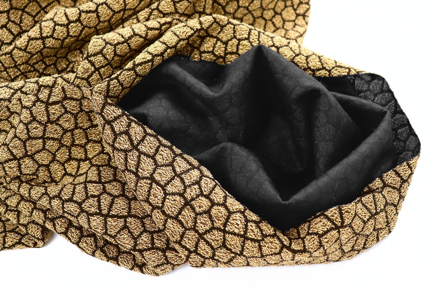 Трикотаж жаккард с люрексом принт/золотой 4040-PY/D#3/C#2