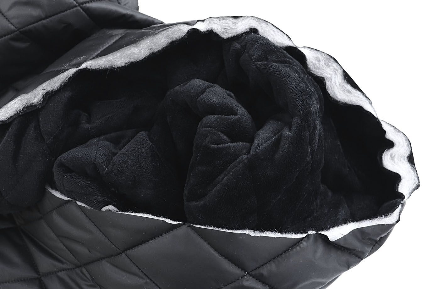 Ткань простеганная "Ромб" R10-7/черный 101027/302+CC120+30600070/629