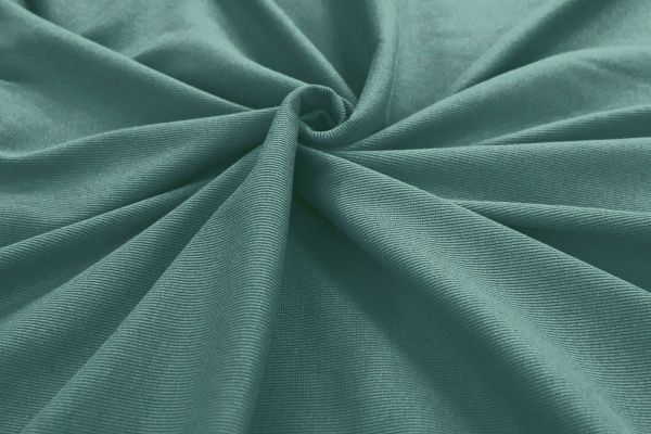 Трикотаж "Рибана"/темно-зеленый 0231/C#т.зеленый 19-4818TPX