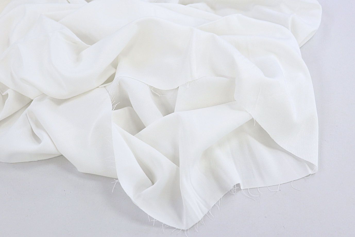 Штапель твил стрейч/белый 3709-PY/C#1