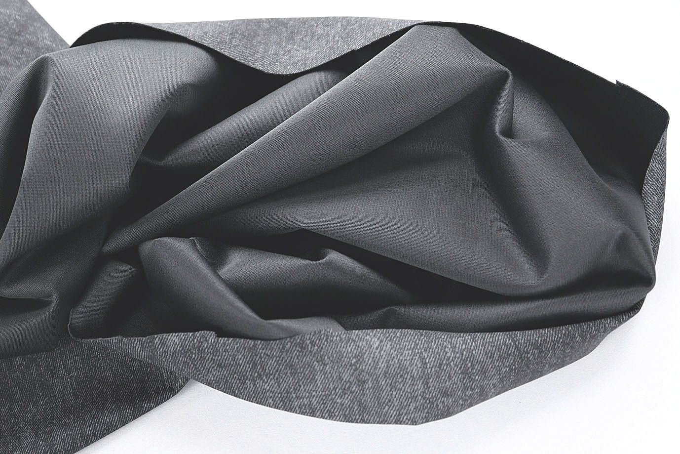 Плащевая ткань "Бондинге" на интерлоке/коричневато-серый 4196-PY/D#1/C#2