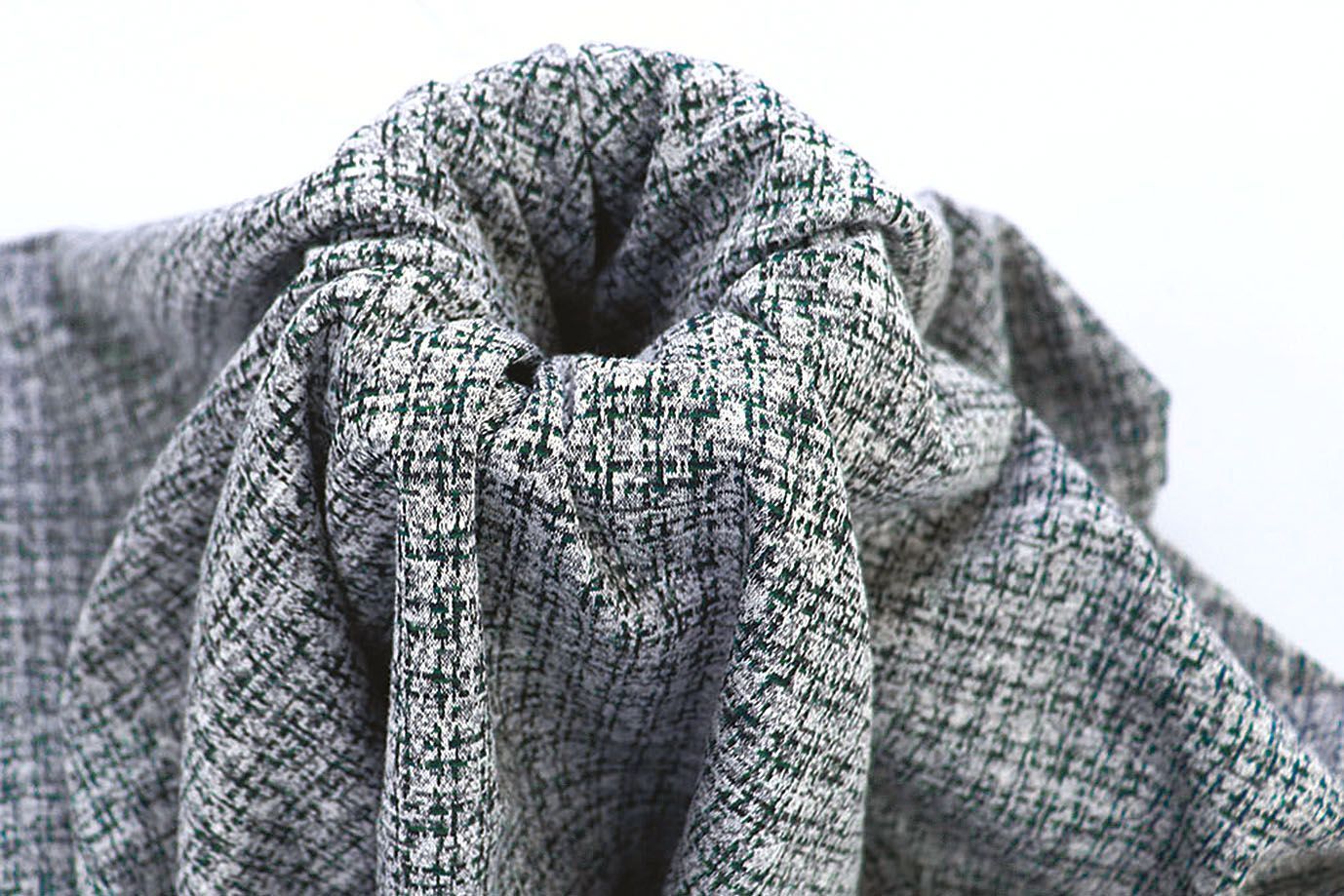 Трикотаж жаккард принт/черно-белый 3101/D#7/C#2