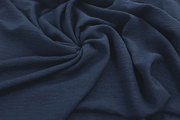 Блузочная ткань "CEY" стрейч/темно-синий 3733-PY/C#8