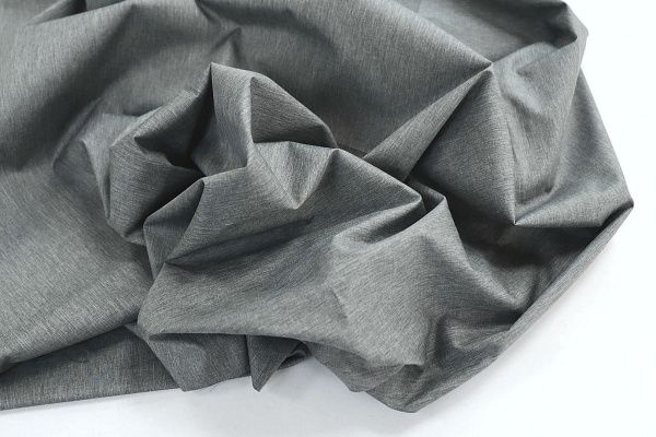Плащевая ткань меланж/серый 101868/C#1