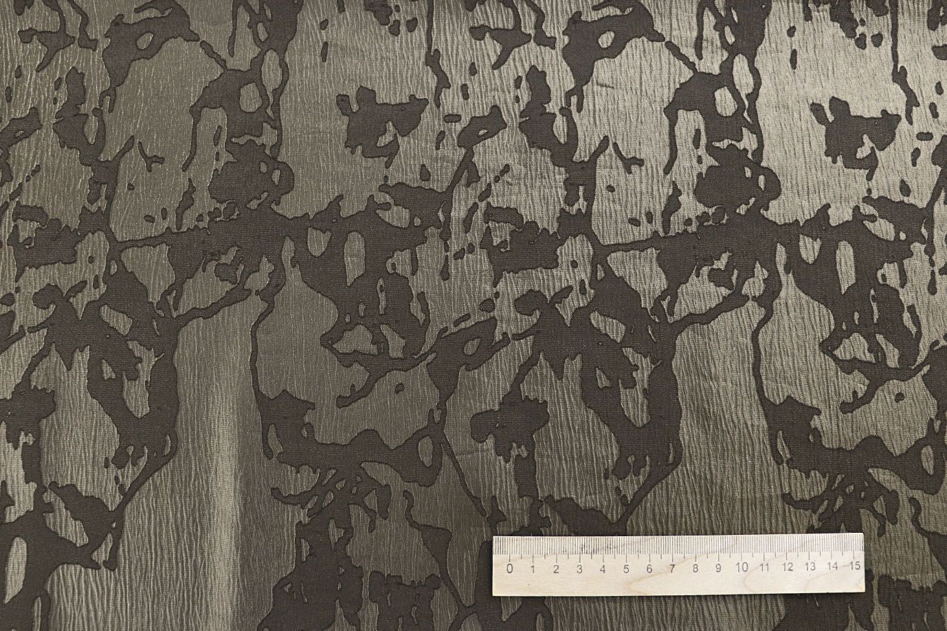 Шелк жаккард/коричневый на болотном 4029-PY/D#2/C#2 (12233)