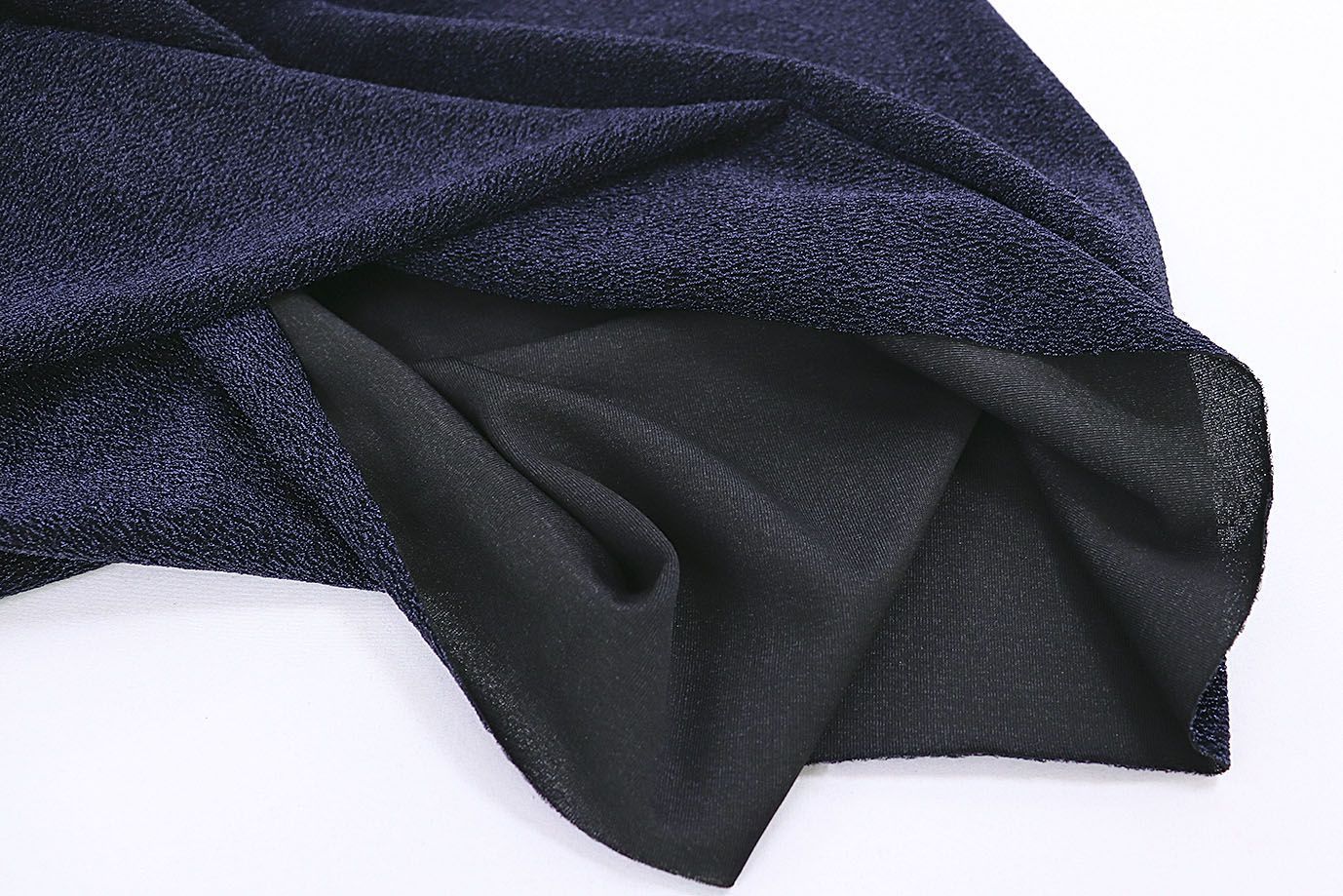 Трикотаж с люрексом на интерлоке/индиго 1391-PY/C#3