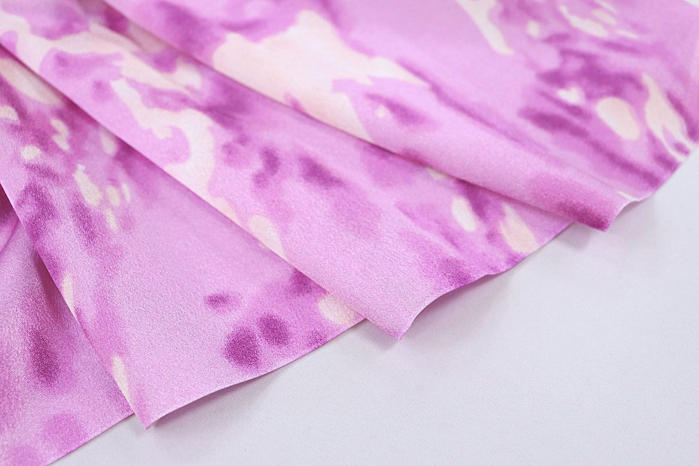 Блузочная ткань "Арина" креп принт/малиново-бежевый 3614-PY/D#3/C#1