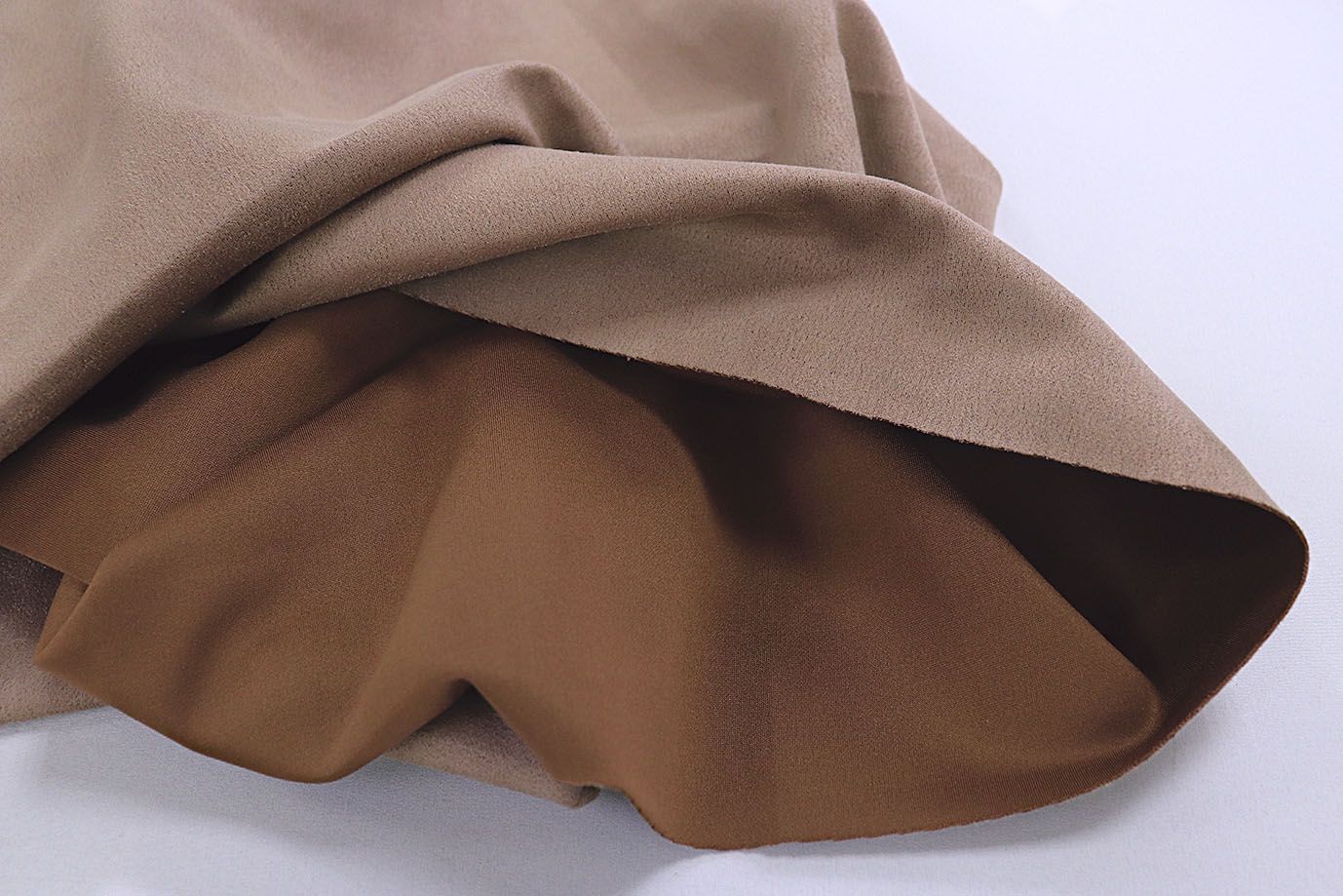 Замша на дайвинге/коричневый 1397-PY/C#3