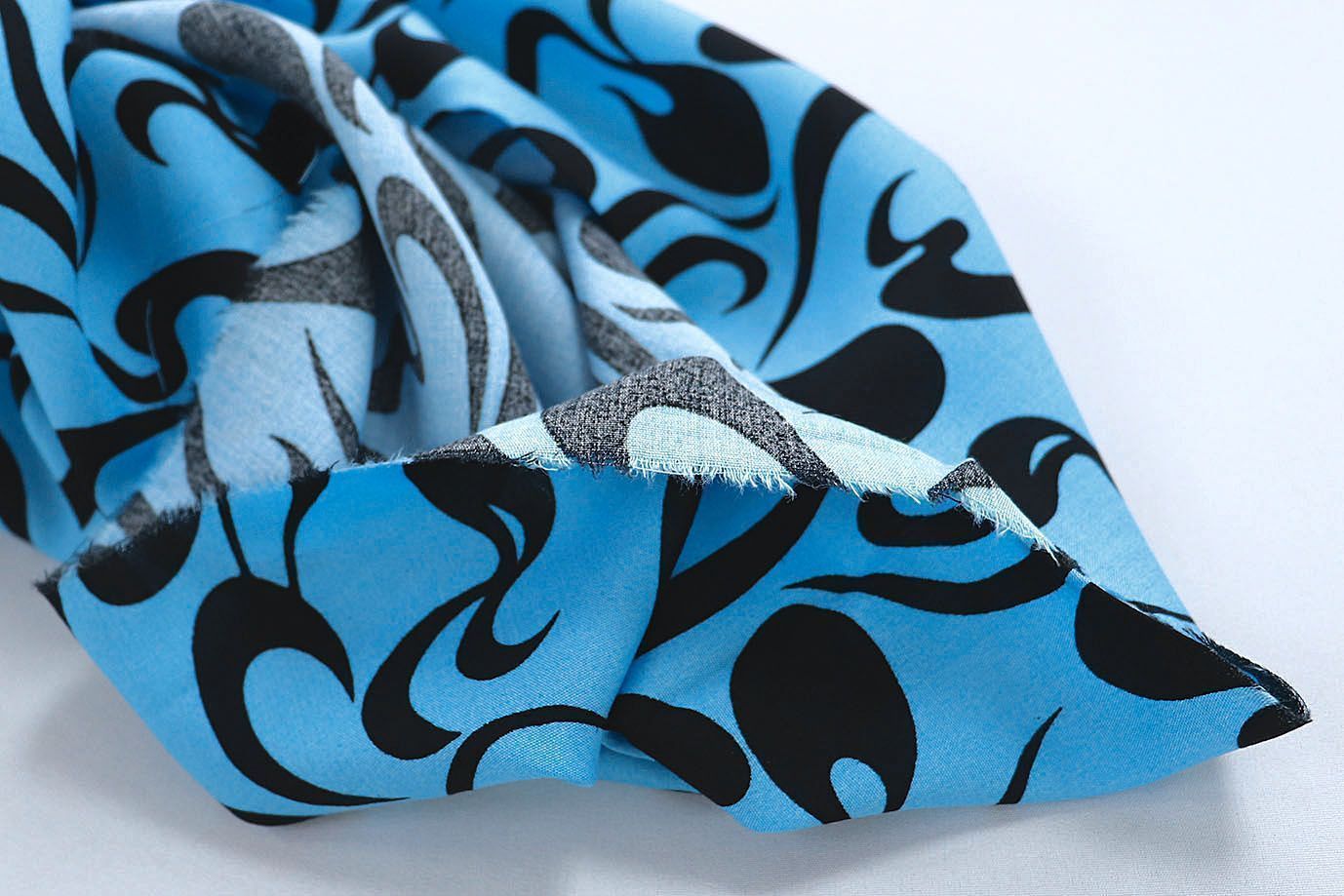 Штапель принт/черно-синий 1374-PY/D#24/C#2