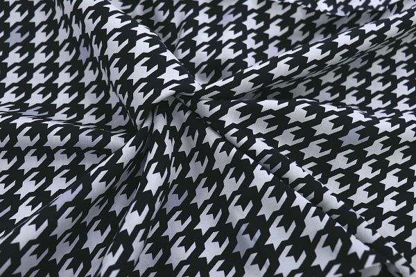 Штапель принт/черно-белый 3860-PY/D#10/C#1