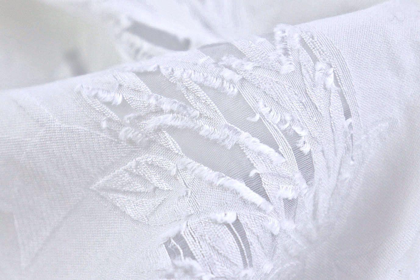 Блузочная ткань жаккард/белый 4030-PY/D#1/C#1