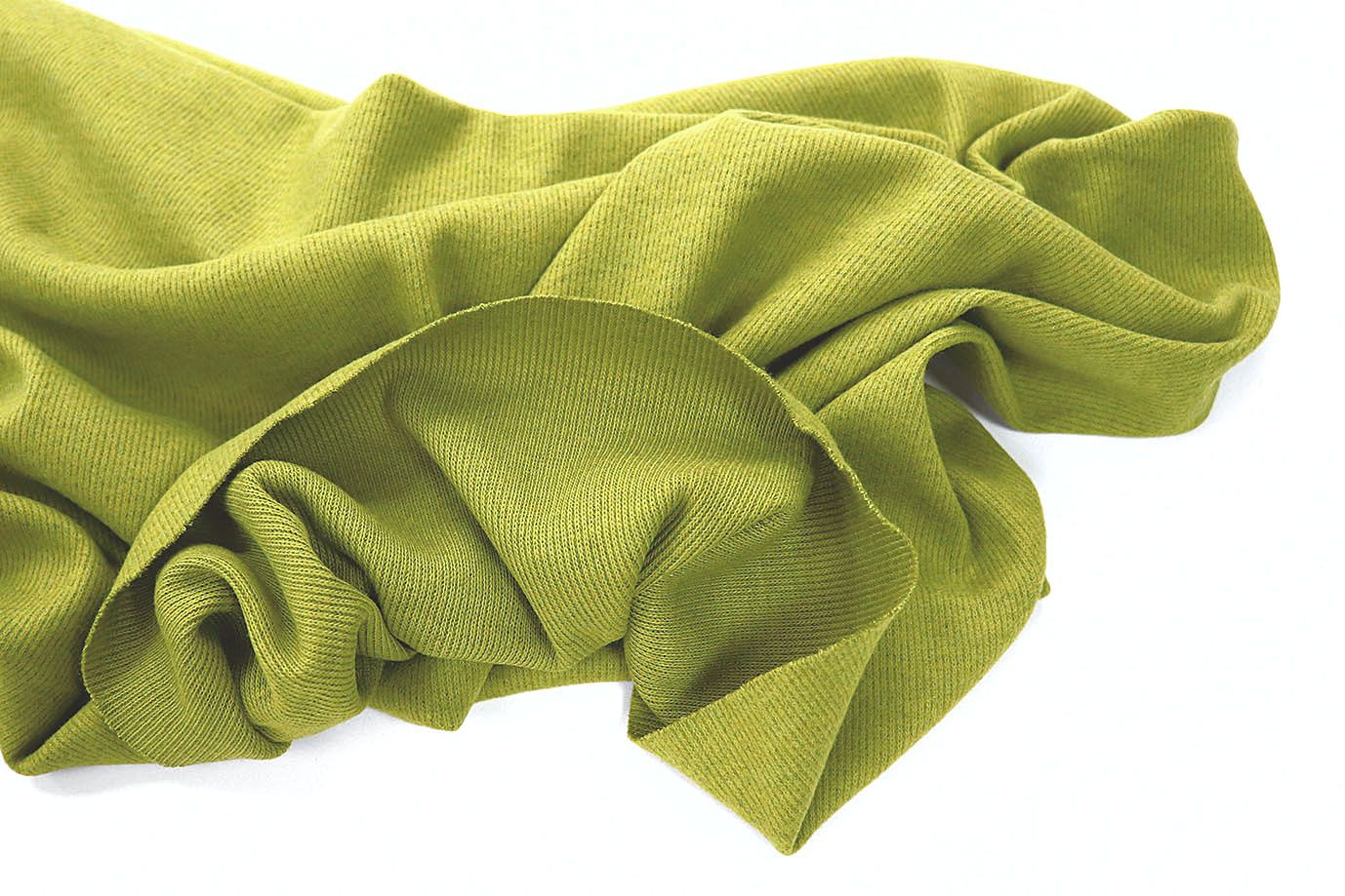 Трикотаж "Рибана"/желто-зеленый 3506-PY/C#25