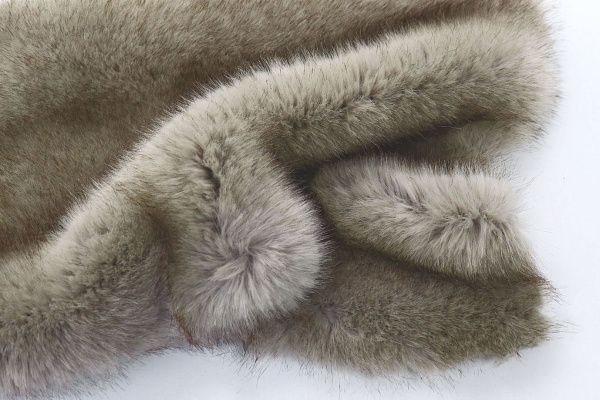 Искусственный мех "Песец"/бежево-коричневый 1705061