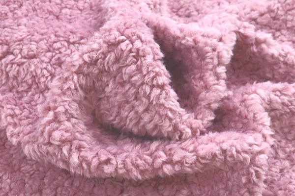 Искусственный мех "Барашек"/розовый AP6032830/D#1003-2212-6L/C#Pink