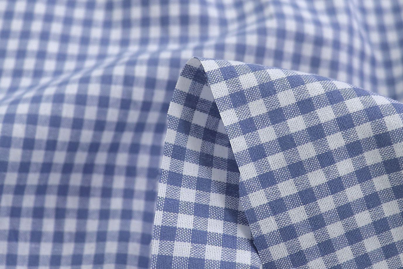Хлопок принт/клетка сине-белая 1387-PY/C#6